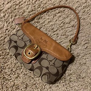 Coach mini bag/purse with logo
